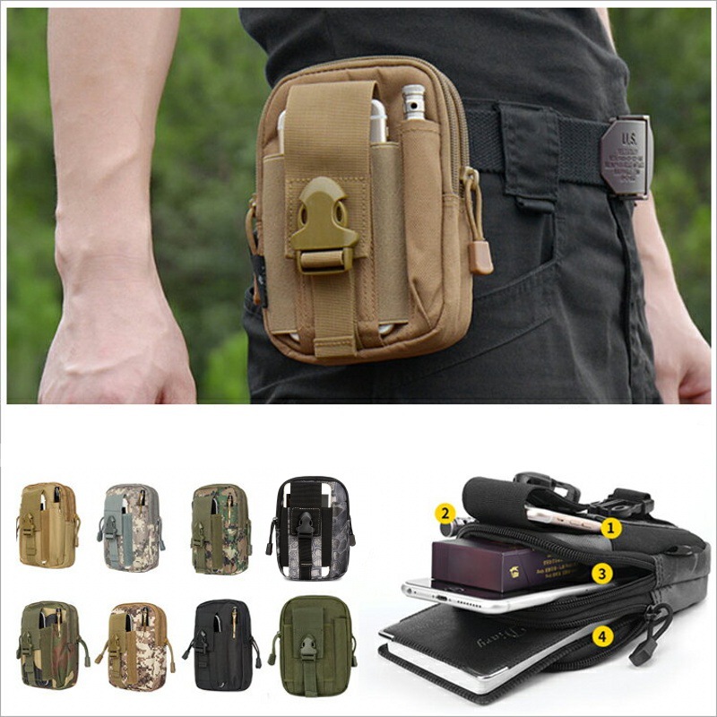 Running Zwift - Small Molle Pouch Waist Pack Bag