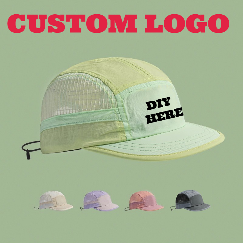Running Cap Mesh - Customized Printed Logo Mesh Breathable Baseball