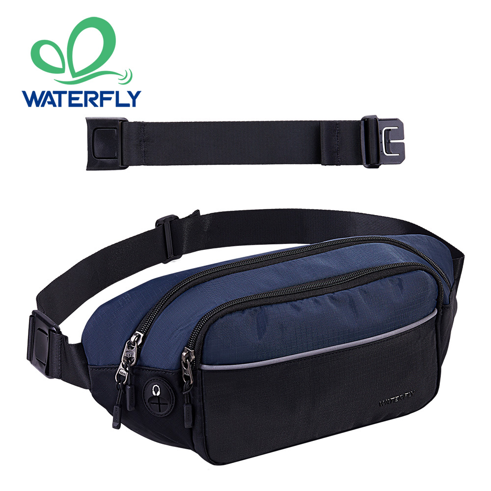 Running Zwift - WATERFLY Fanny Pack Waist Bag Large