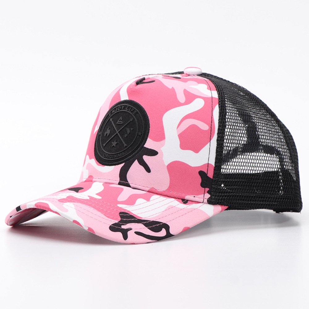 Casual Camo Patchwork Mesh Cap - đánh giá và giá Running Cap Mesh