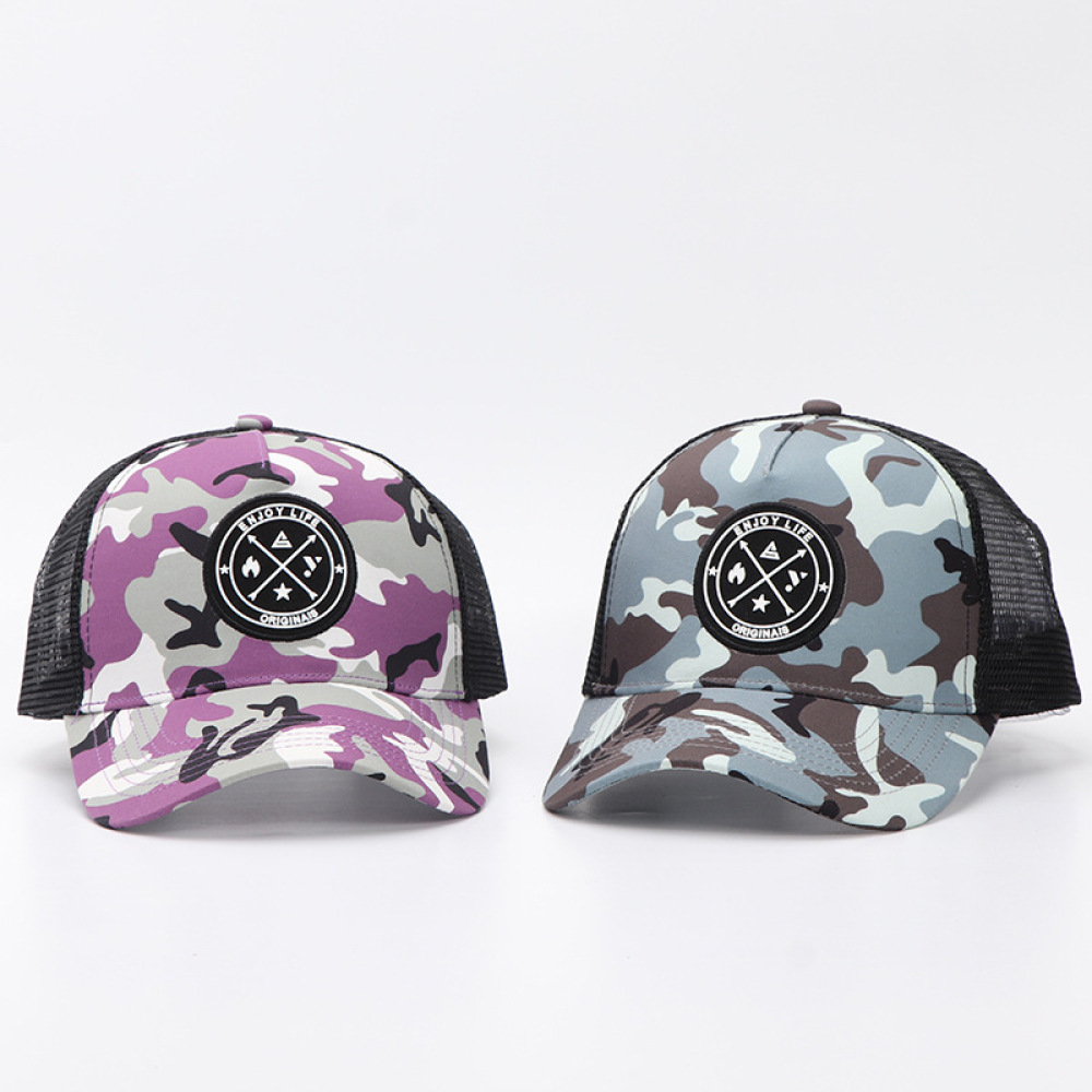 Casual Camo Patchwork Mesh Cap - đánh giá và giá Running Cap Mesh