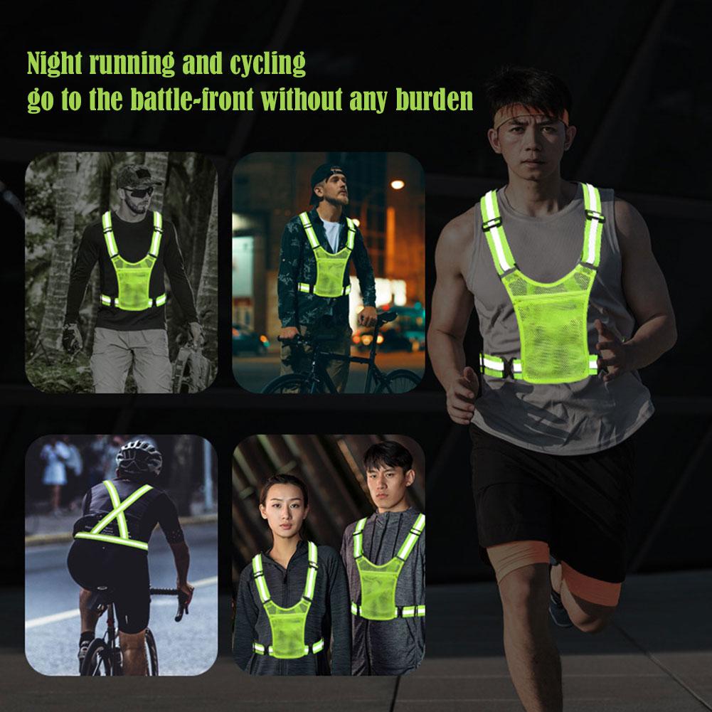 Reflective Safety Vests Lightw - đánh giá và giá Reflective Running Jacket