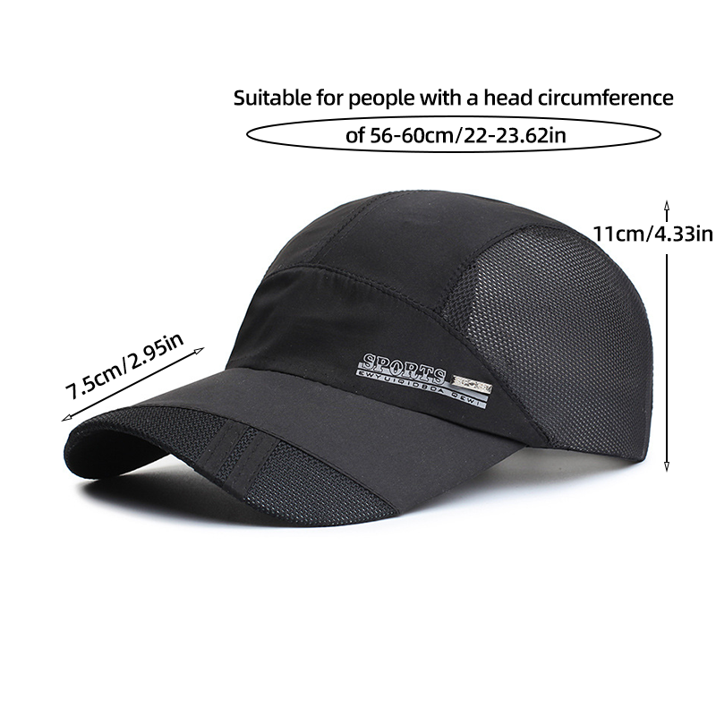Quick Dry Breathable Mesh Base - đánh giá và giá Running Cap Mesh