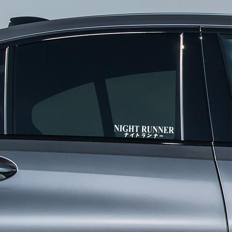 G004 20x4CM Car Sticker NIGHT  - đánh giá và giá Runners Gear