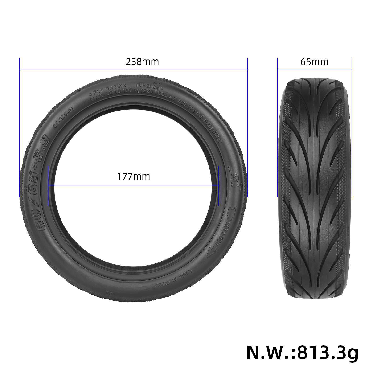 Scooter Front and Rear Tires 6 - đánh giá và giá Running Gear Accessories
