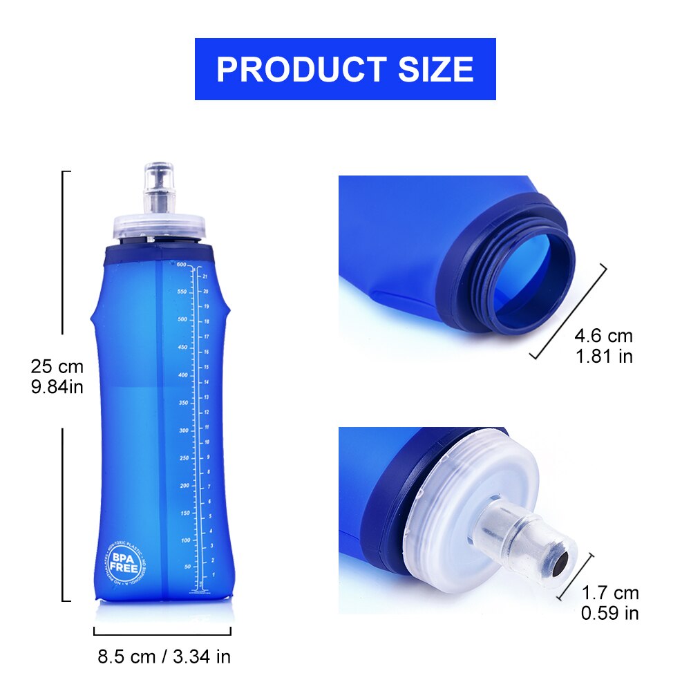 Widesea cắm trại 600ml chai nư - đánh giá và giá Running Zwift