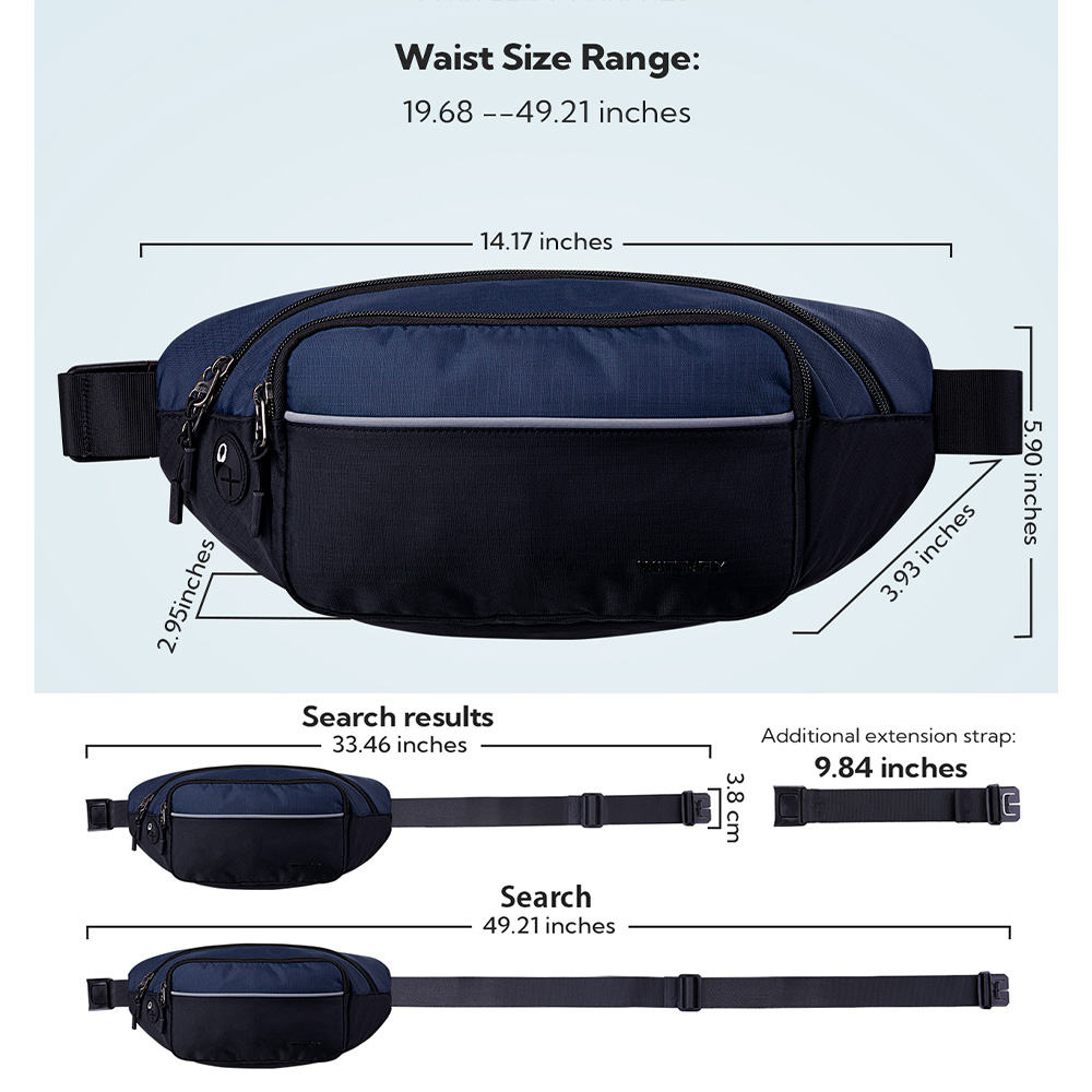 WATERFLY Fanny Pack Waist Bag  - đánh giá và giá Running Zwift
