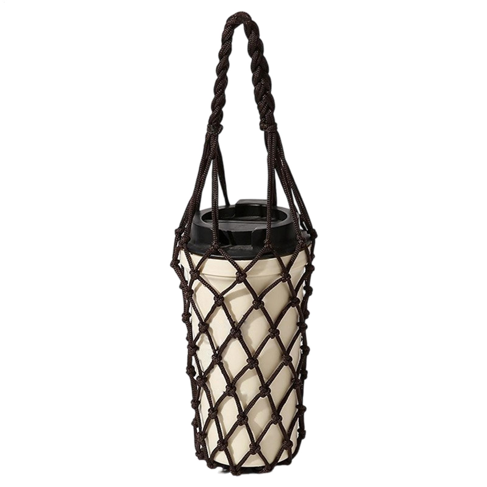 1pcs Water Bottle Bag Crochet  - đánh giá và giá Running Cap Mesh