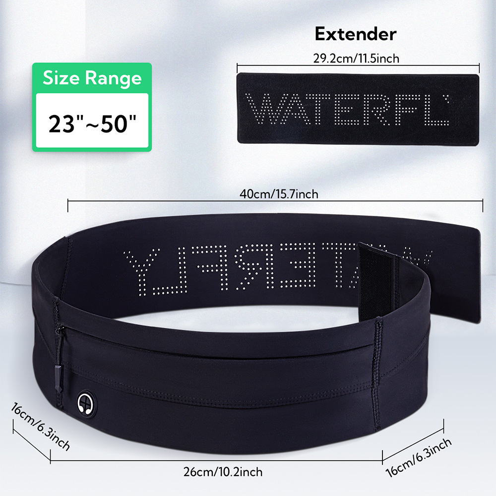 WATERFLY Running Belt Fanny Pa - đánh giá và giá Running Zwift