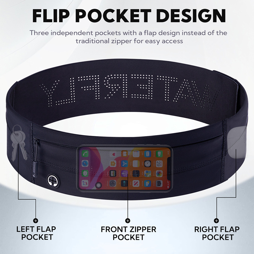 WATERFLY Running Belt Fanny Pa - đánh giá và giá Running Zwift