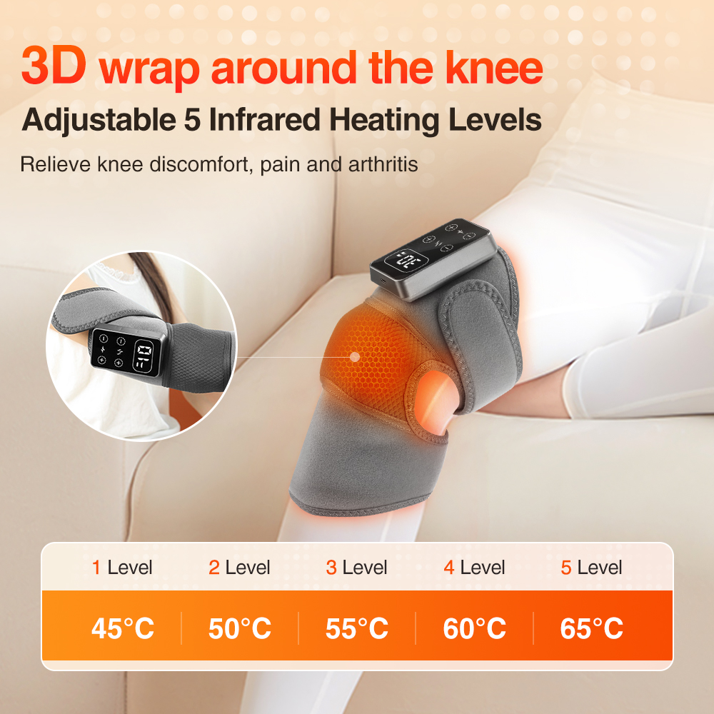 Electric Knee Pad Massager 3 V - đánh giá và giá Knee Support Brace