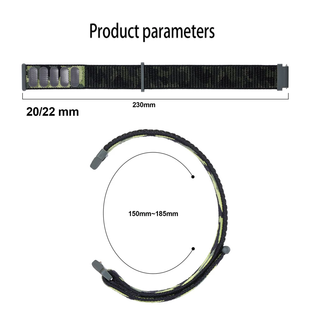 20mm 22mm Nylon Loop Strap For - đánh giá và giá Runners Gear